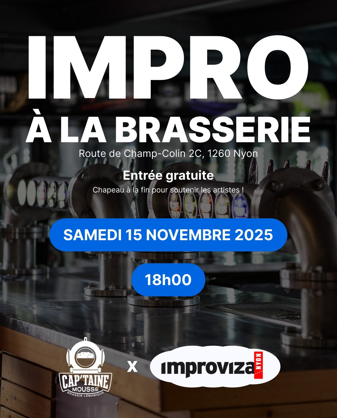 Impro à la Brasserie