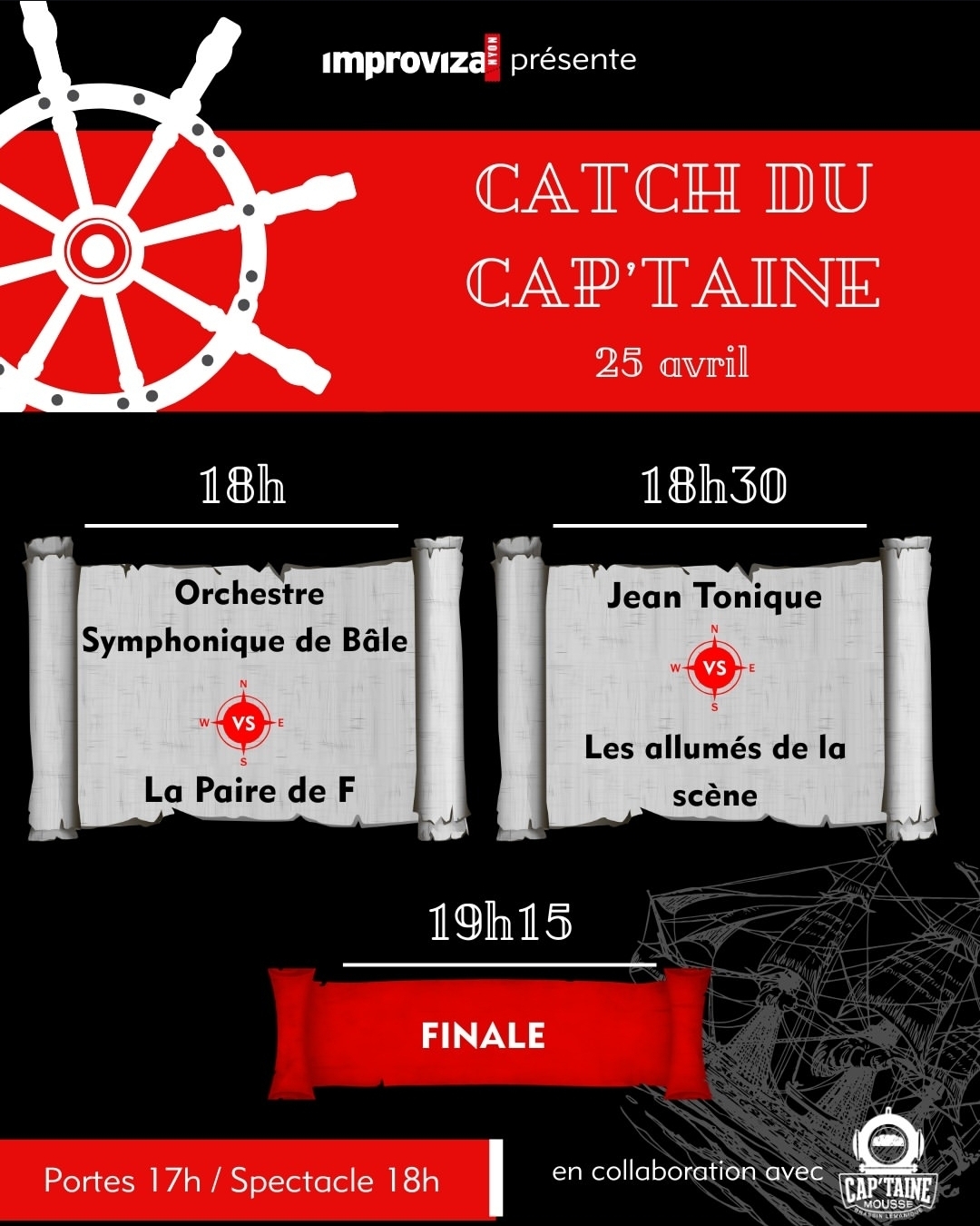 Catch du Cap'taine, la finale du 25 avril
